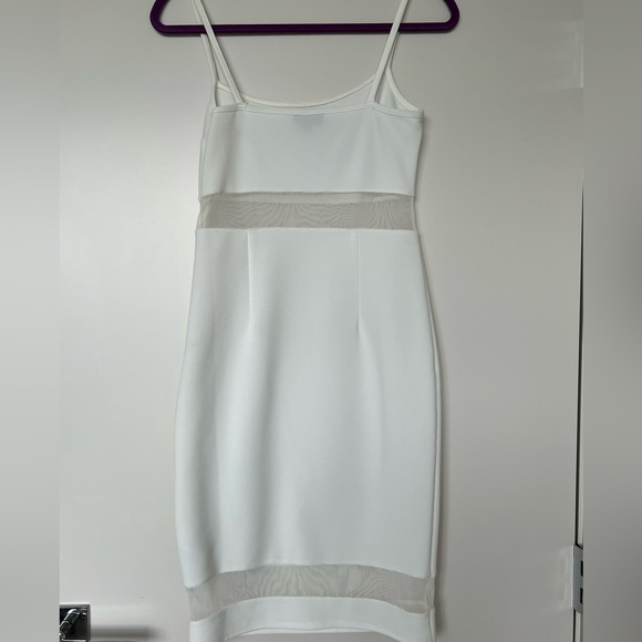 Topshop White Midi Bodycon Dress - Picture 4 of 8